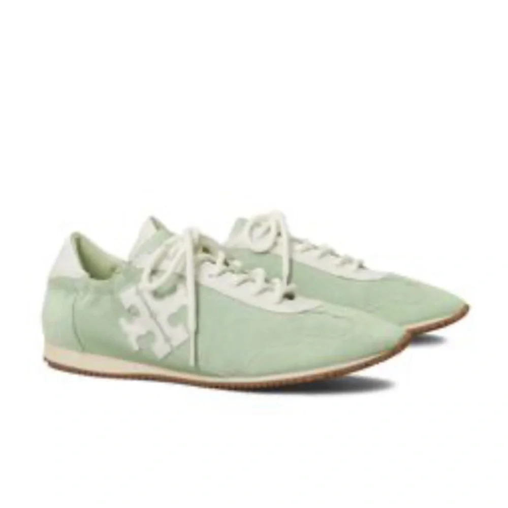 Tory Burch - Tory Sneakers Mint Chip Suede/Calf Leather